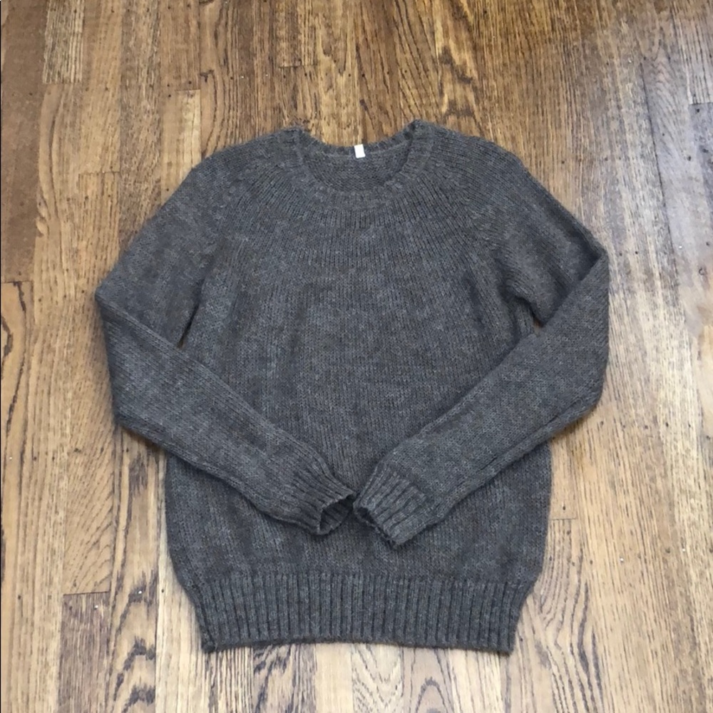 Muji alpaca sweater